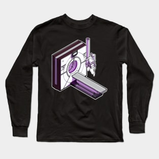 CT scanner isometric illustration Long Sleeve T-Shirt